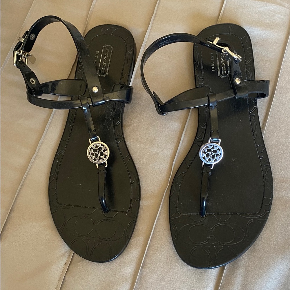 Coach Black Sandals for Women
